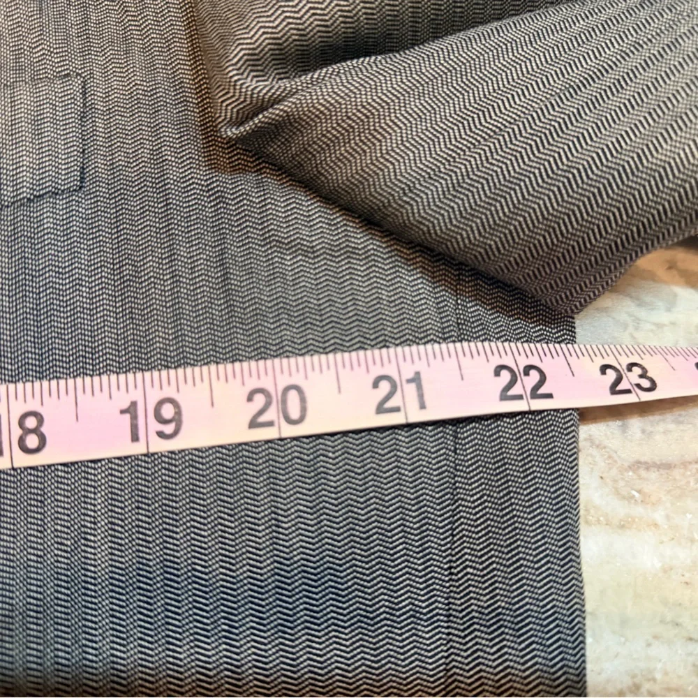 Chiavari Made in Italy Gray Wool Blazer | Reda Super 100’s | 40R 42R